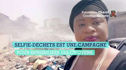 Des selfies devant les déchets : les images choc pour assainir la Guinée