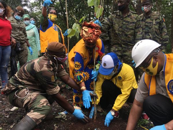 ﻿Guinée : Le Lions Club International a planté 2000 pieds dans la forêt de Dabompa