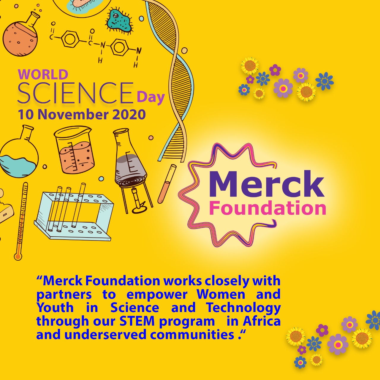 Afrique : Merck Foundation célèbre la Journée Mondiale de Science à travers l’autonomisation des Femmes et des Jeunes dans les STEM
