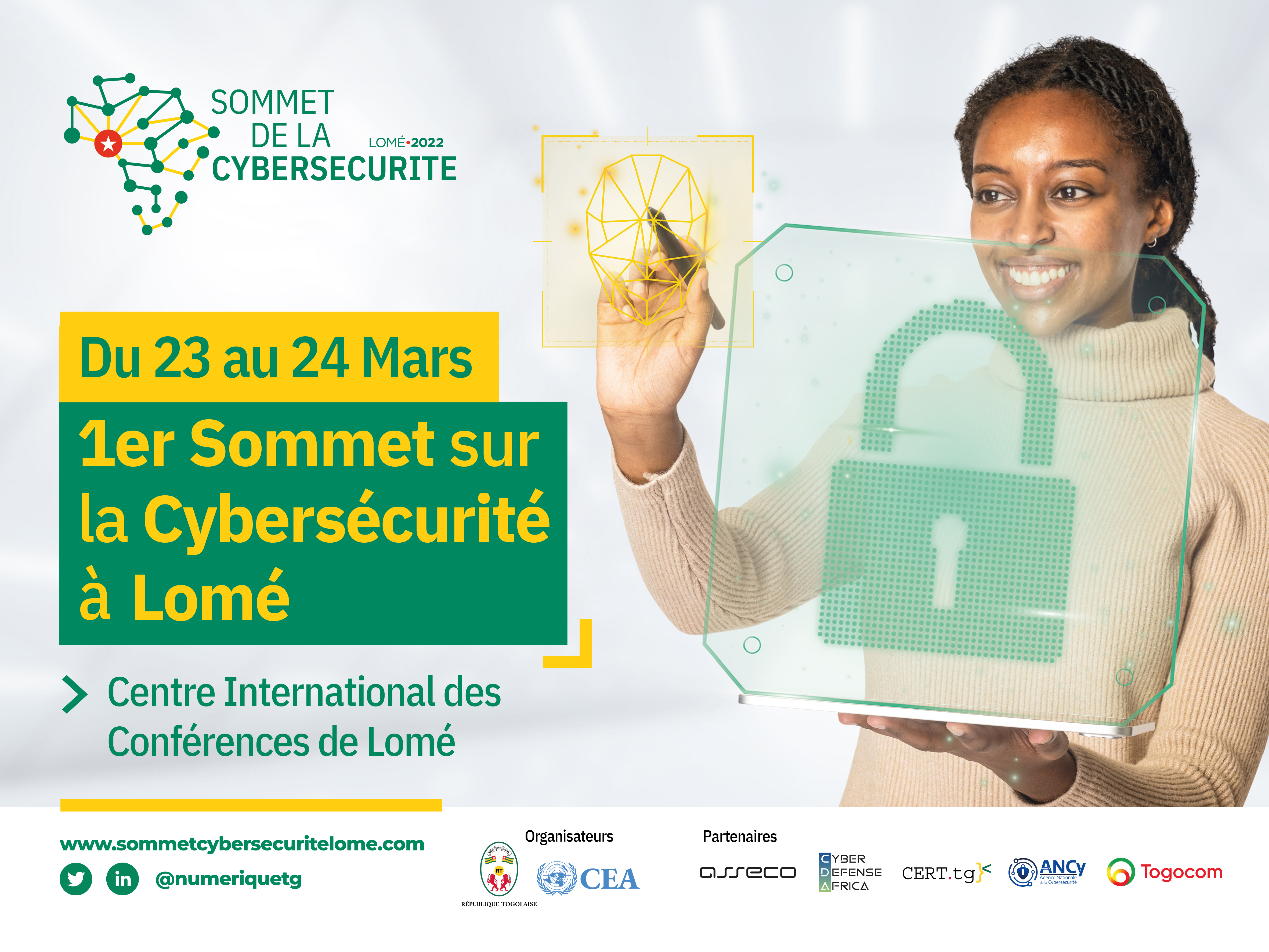Communiqué de presse: Le Togo organise le 1er Sommet de la Cybersécurité