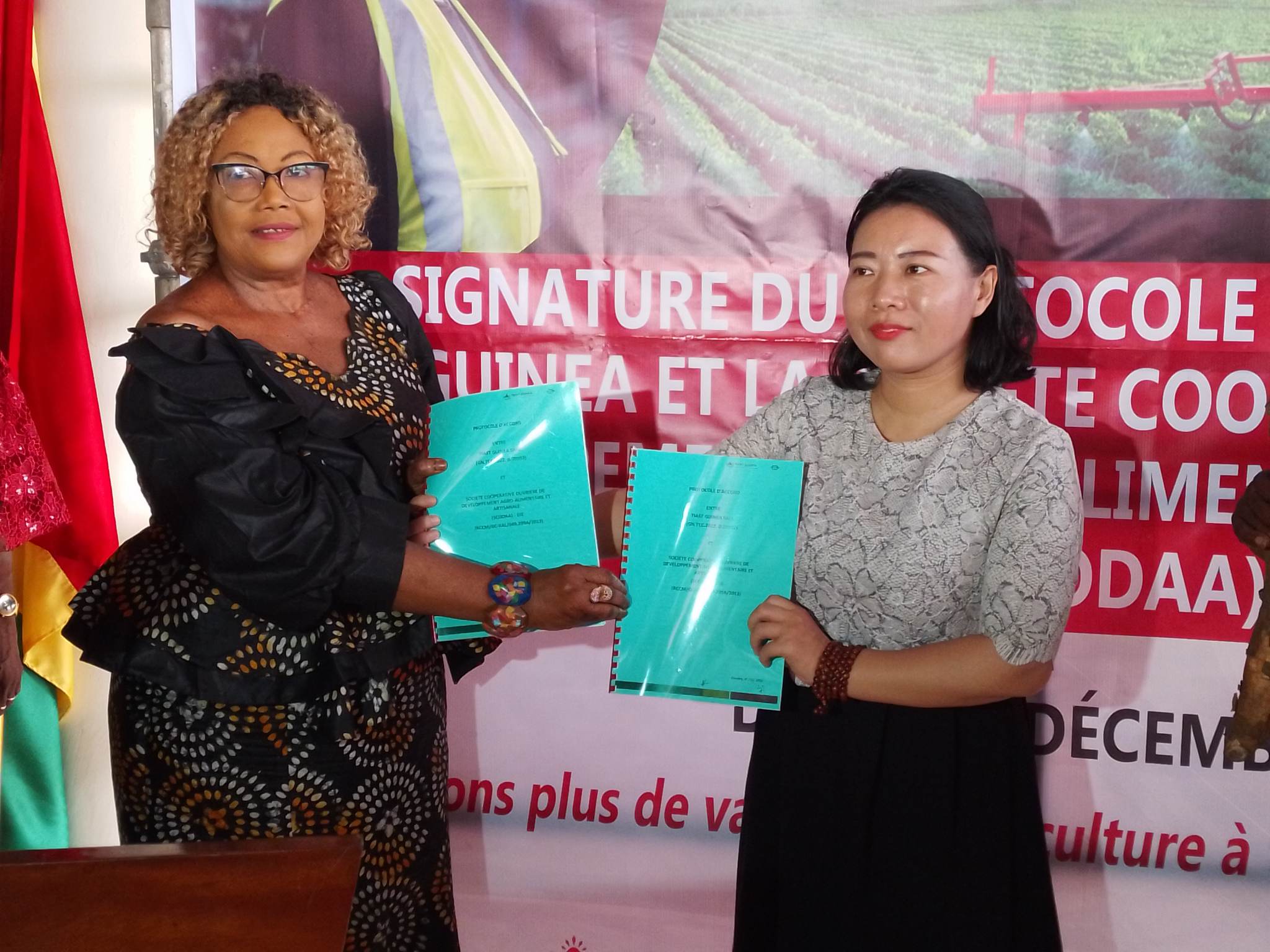 Projet de construction d’une usine de manioc en Guinée : la SCODAA GIE signe un protocole d’accord avec TIAST Guinée